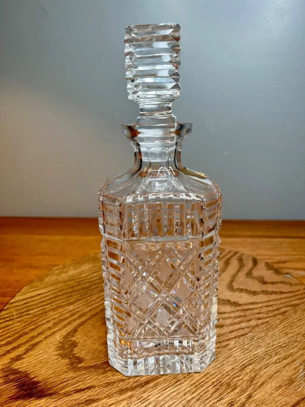 Rare Vintage Waterford Master Cutter Crystal Decanter 